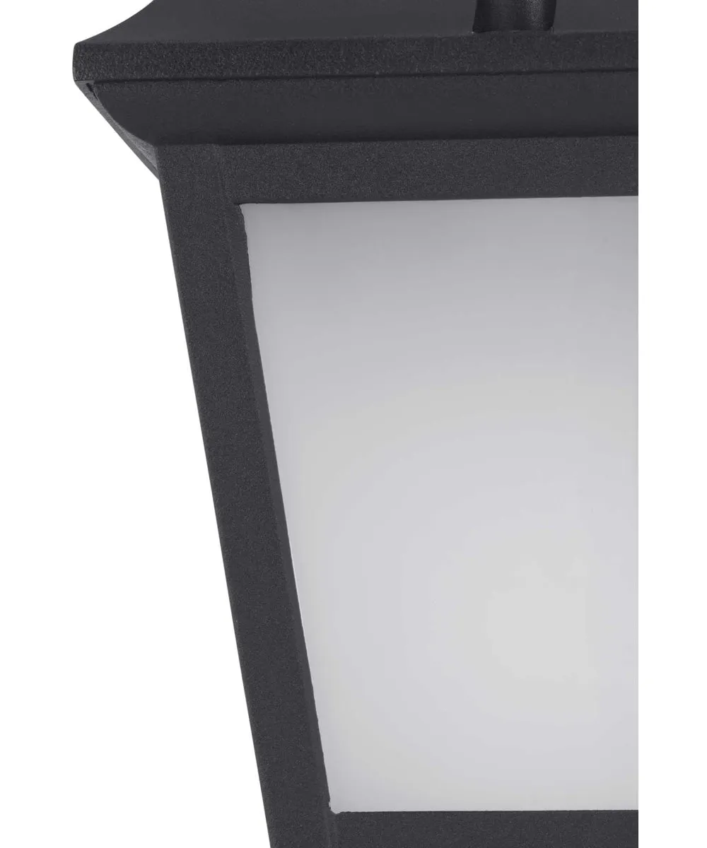 1-Light LED Small Wall Lantern Textured Black