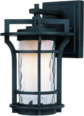 10"H Oakville LED 1-Light Outdoor Wall Lantern Black Oxide