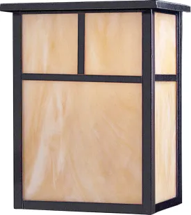 11"H Coldwater LED 2-Light Outdoor Wall Lantern Burnished