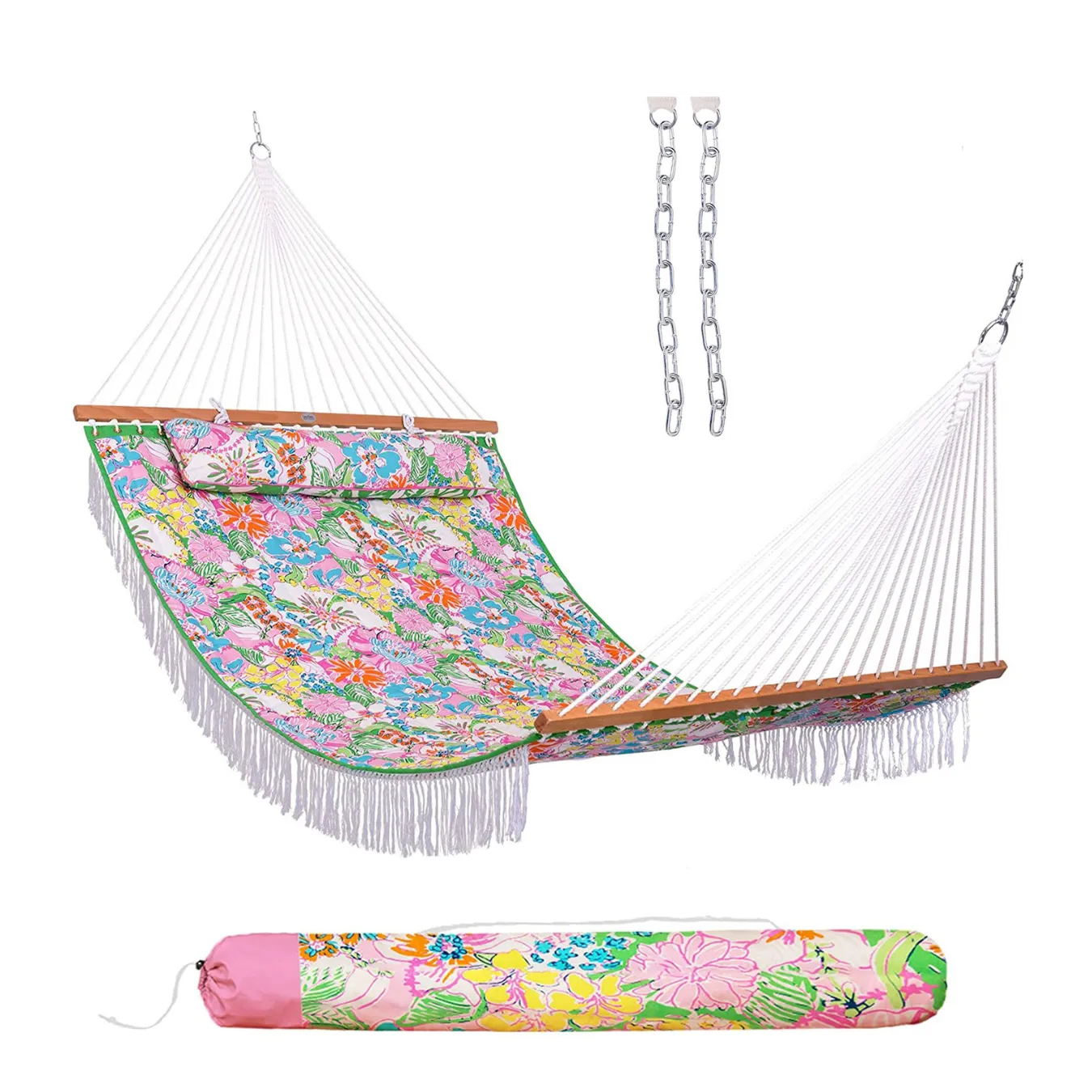 12 FT Large Double Reversible Quilted Hammock