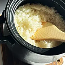 Banko Ware Donabe Rice Pot 4-Go Double Lid