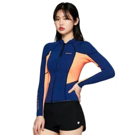 Barrel Womens Pluma 2mm Neoprene Jacket-NAVY/PEACH