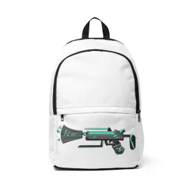 Blue Gun Unisex Fabric Backpack