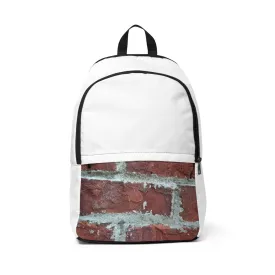 Bricks Unisex Fabric Backpack