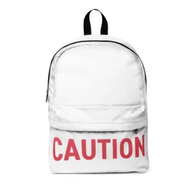 Caution Unisex Classic Backpack