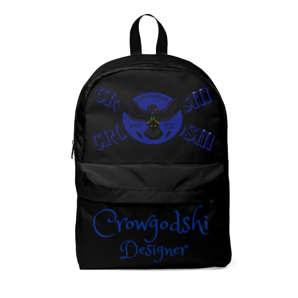 Crowgodshi Designer-X Backpack, DUKE BLUE LOGO