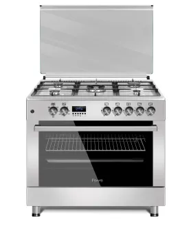 Sure, you can optimize the title to improve clarity and conciseness. Here is the revised English title: Ferre 90x60 Gas Hob with 5 Burners and Electric Oven - Model F9S50E3

Let me know if you need any further assistance!