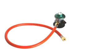 Gas Regulator 29 mBar kit with hose - DK NO FIN