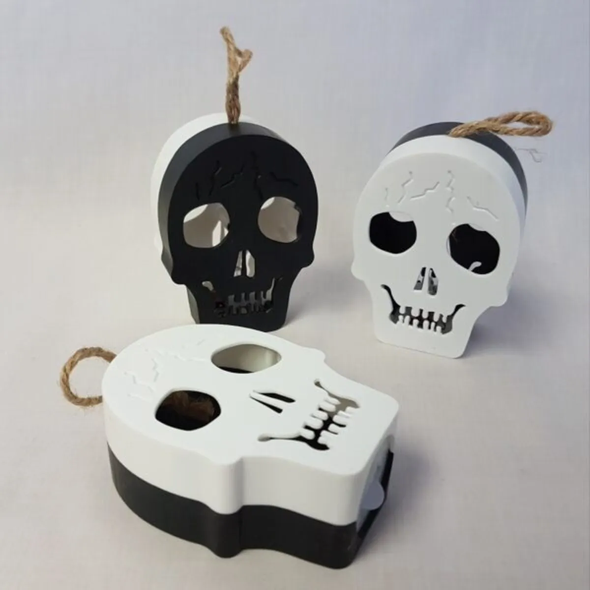 Halloween Pumpkin Skull Mini Lanterns, Hanging Lantern for Halloween Decorations