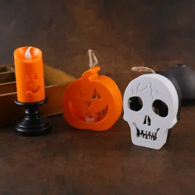 Halloween Pumpkin Skull Mini Lanterns, Hanging Lantern for Halloween Decorations