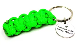 I Love Someone With Kidney Disease 550 Military Spec Paracord Key Chain