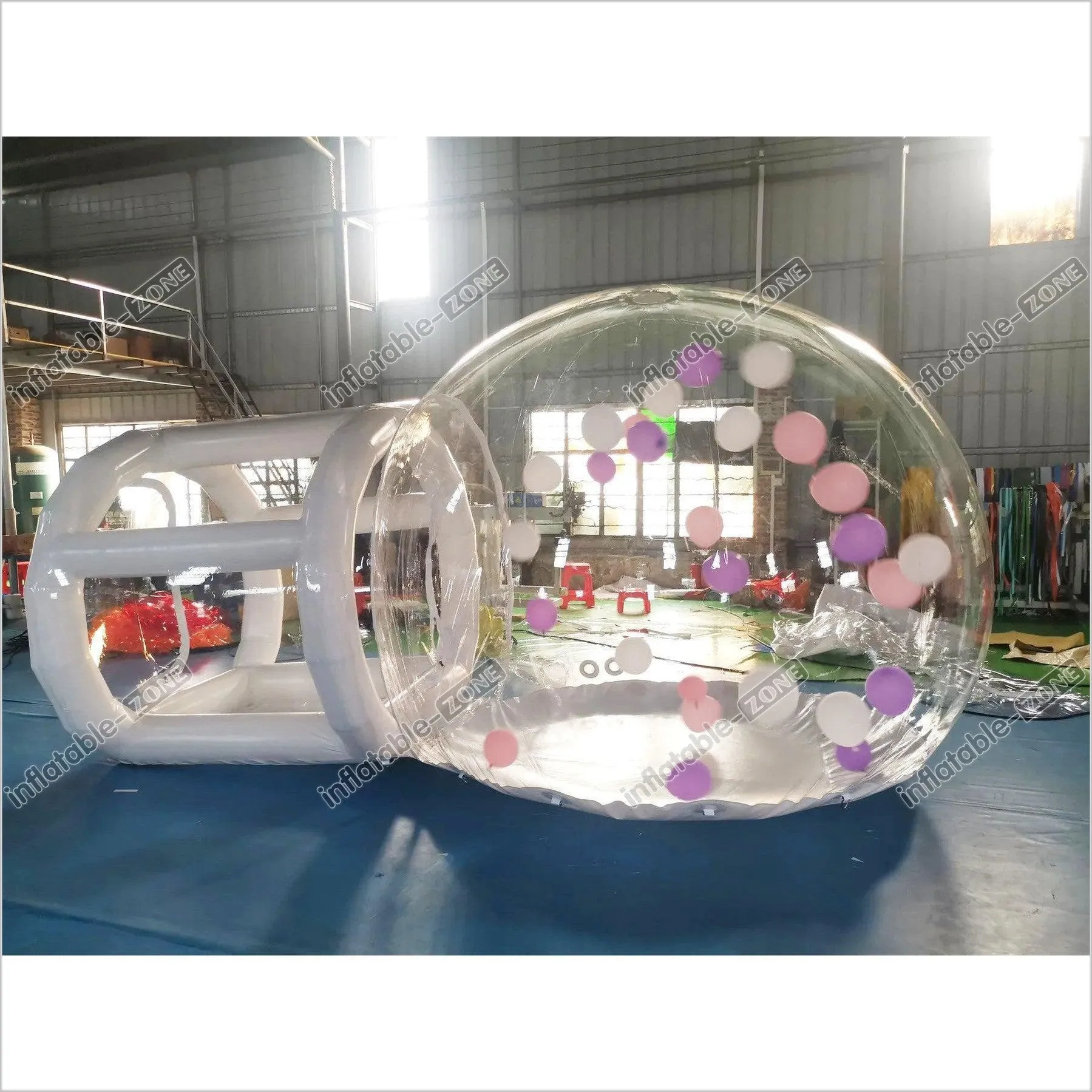 Inflatable Bubble House With Balloons Party Clear Dome Tent Inflatable Tent House