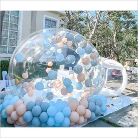 Inflatable Bubble House With Balloons Party Clear Dome Tent Inflatable Tent House