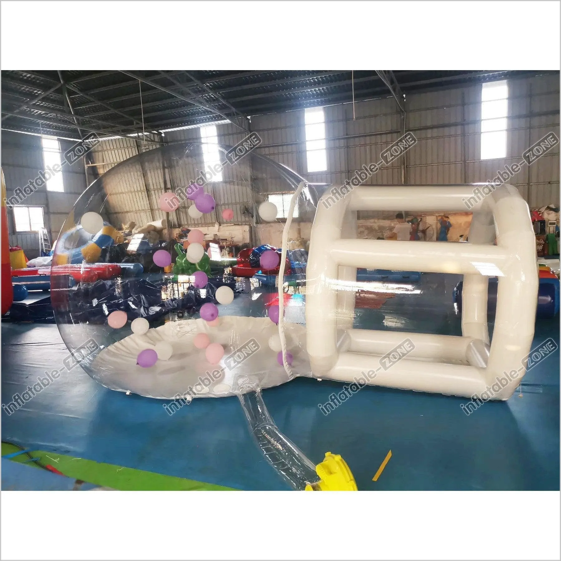 Inflatable Bubble House With Balloons Party Clear Dome Tent Inflatable Tent House