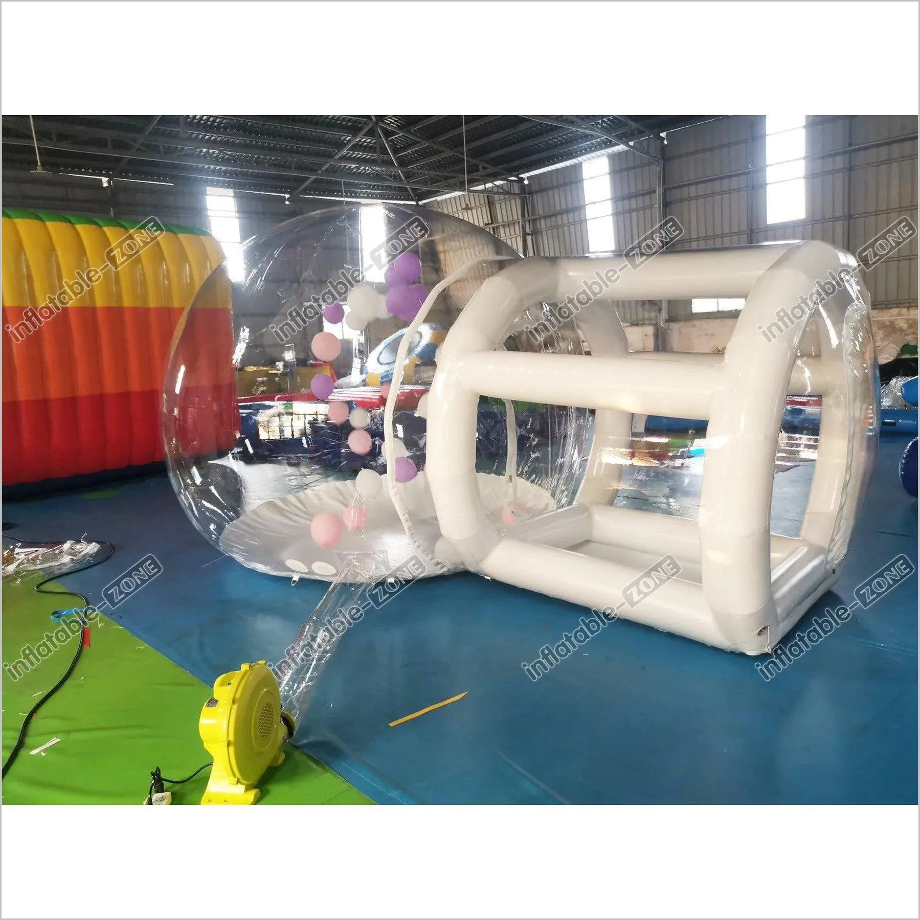 Inflatable Bubble House With Balloons Party Clear Dome Tent Inflatable Tent House