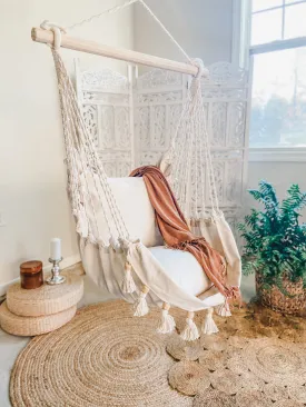 Junior Boho Indoor Hammock Chair With Tassels | LOLITA Jr.