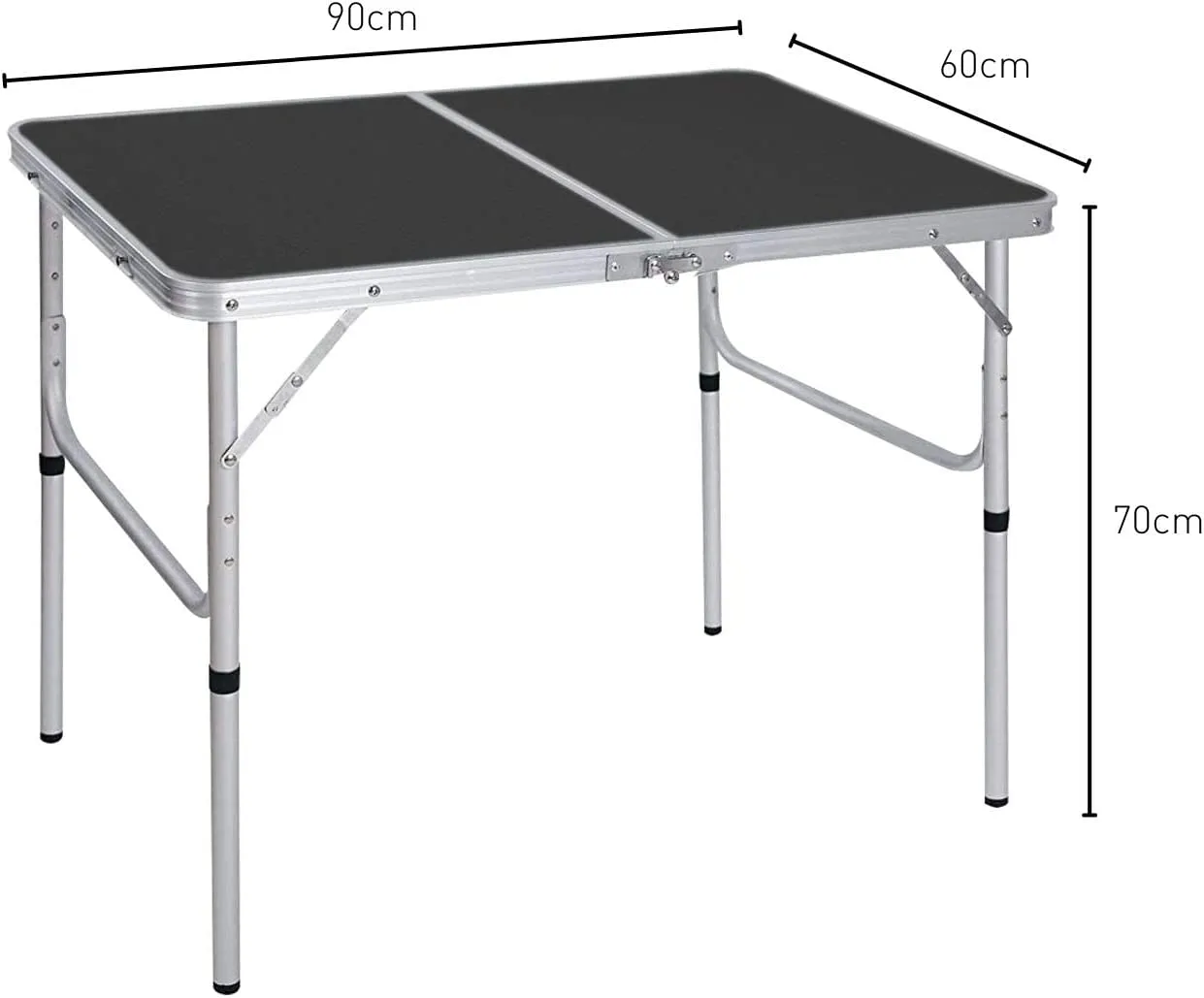 Lightweight Foldable Aluminium Camping Table 90cm - KILIROO