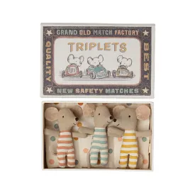 Maileg Baby Mice Triplets in Matchbox (2023)