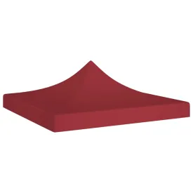 Party Tent Roof 3x3 m Burgundy 270 g/m²