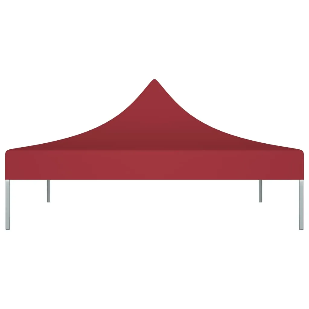 Party Tent Roof 3x3 m Burgundy 270 g/m²