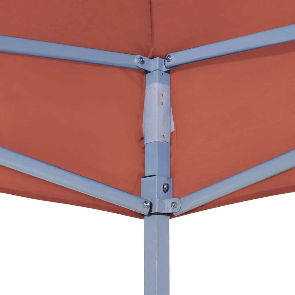 Party Tent Roof 4.5x3 m Terracotta 270 g/m²