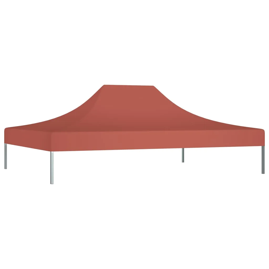 Party Tent Roof 4.5x3 m Terracotta 270 g/m²