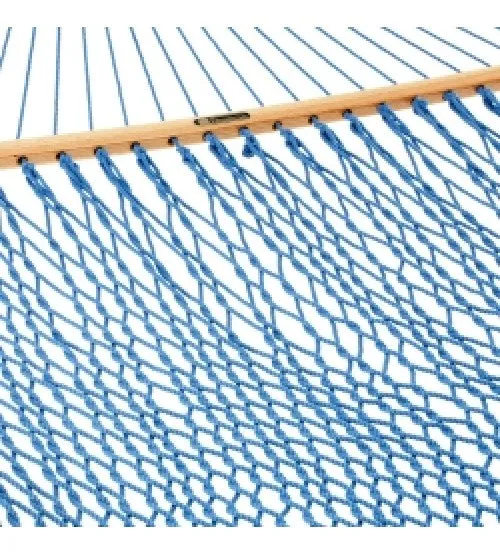 Pawleys Island Presidential Size Original DuraCord Rope Hammock - Coastal Blue