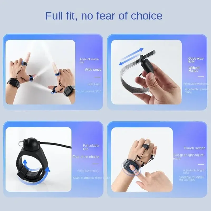 Powerful Hands-Free Ring Flashlight