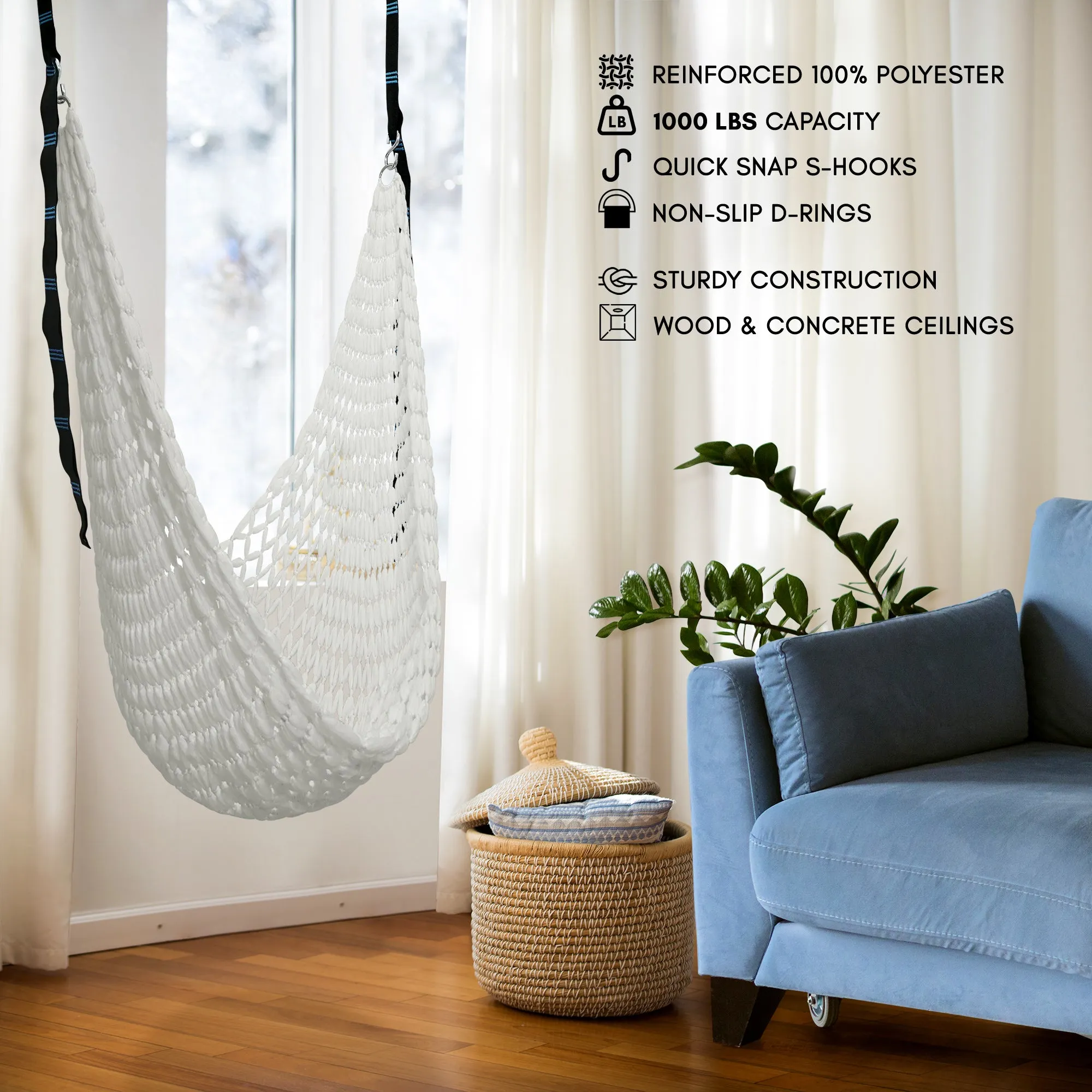 Universal Woven Portable Hammock Nest