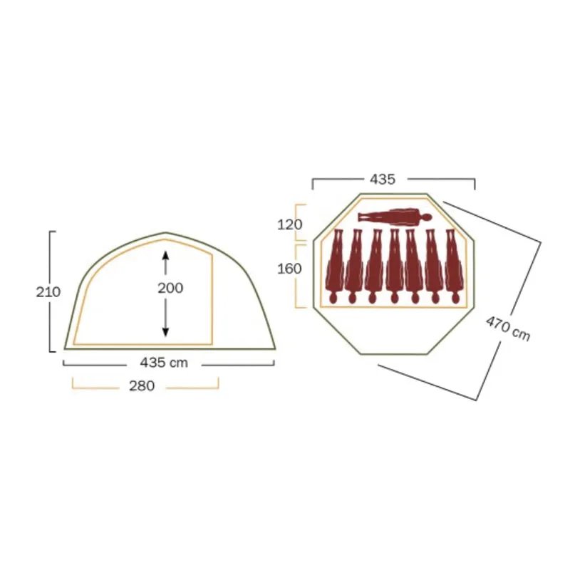 Varanger Dome 8-10 Outer Tent incl. Pole