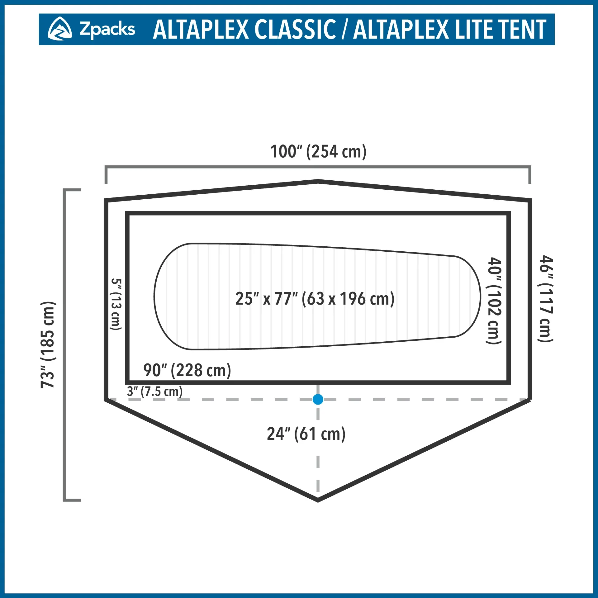 Zpacks Altaplex Lite 1 Person Ultralight Tent